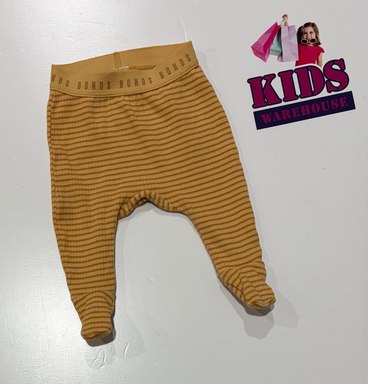 Bonds Yellow Stripe Pants Size  Newborn 0000