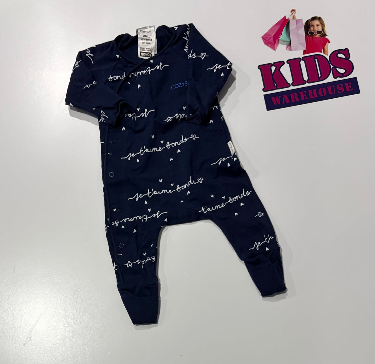 Bonds Blue Cozysuit Size 00000