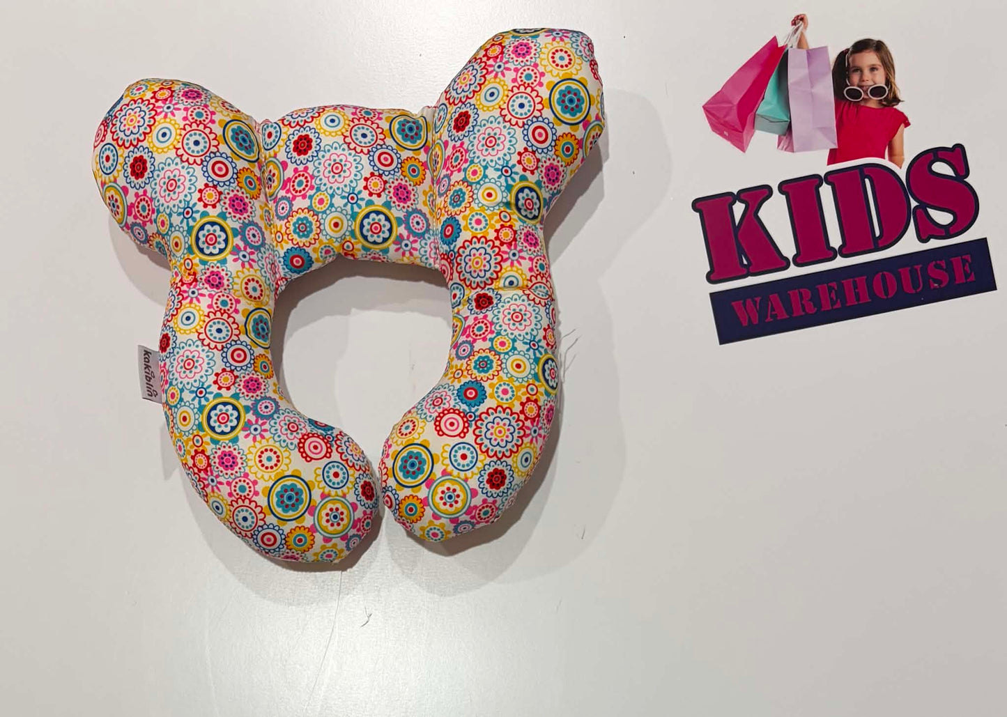 Kakiblin Multicolored Pattern Print Baby Neck Pillow