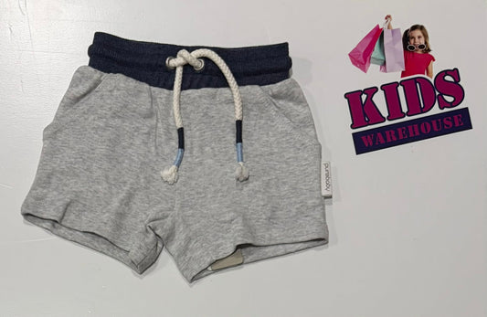 PureBaby Grey Shorts Size 000