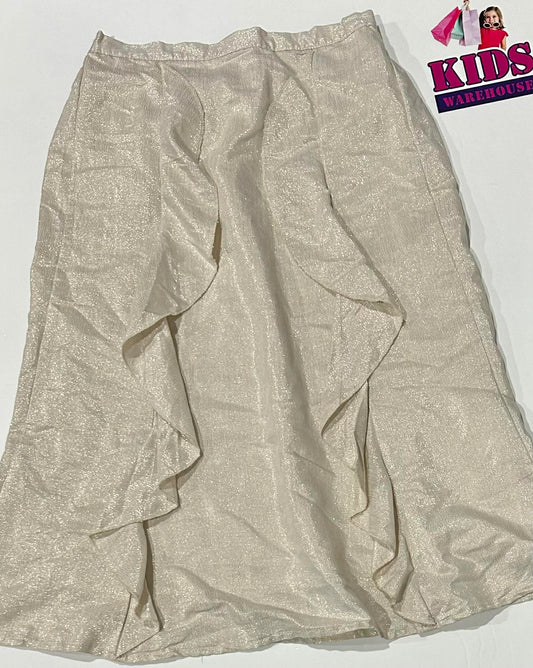 Cotton On x Alice McCall White Sparkly Skirt Size 9-10