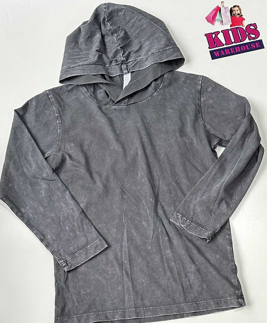 K-D Grey Hoodie Top Size 5