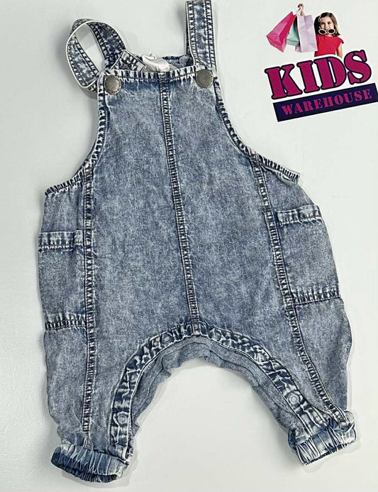 Cotton On Blue Denim Overalls Size 000