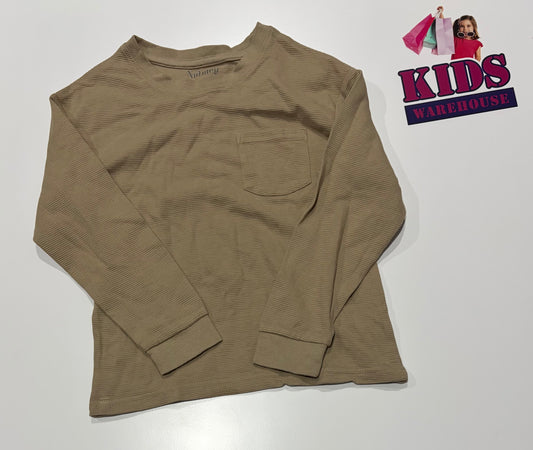 Nutmeg Brown Long Sleeve Top Size 6