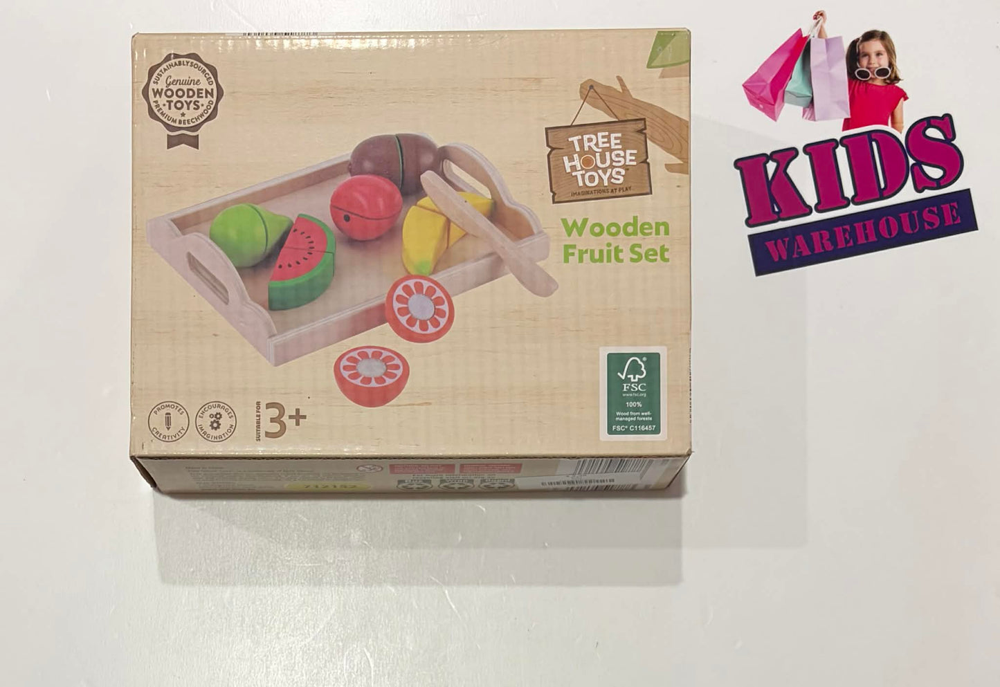 Treehouse Toys Wooden Fruit Play Set