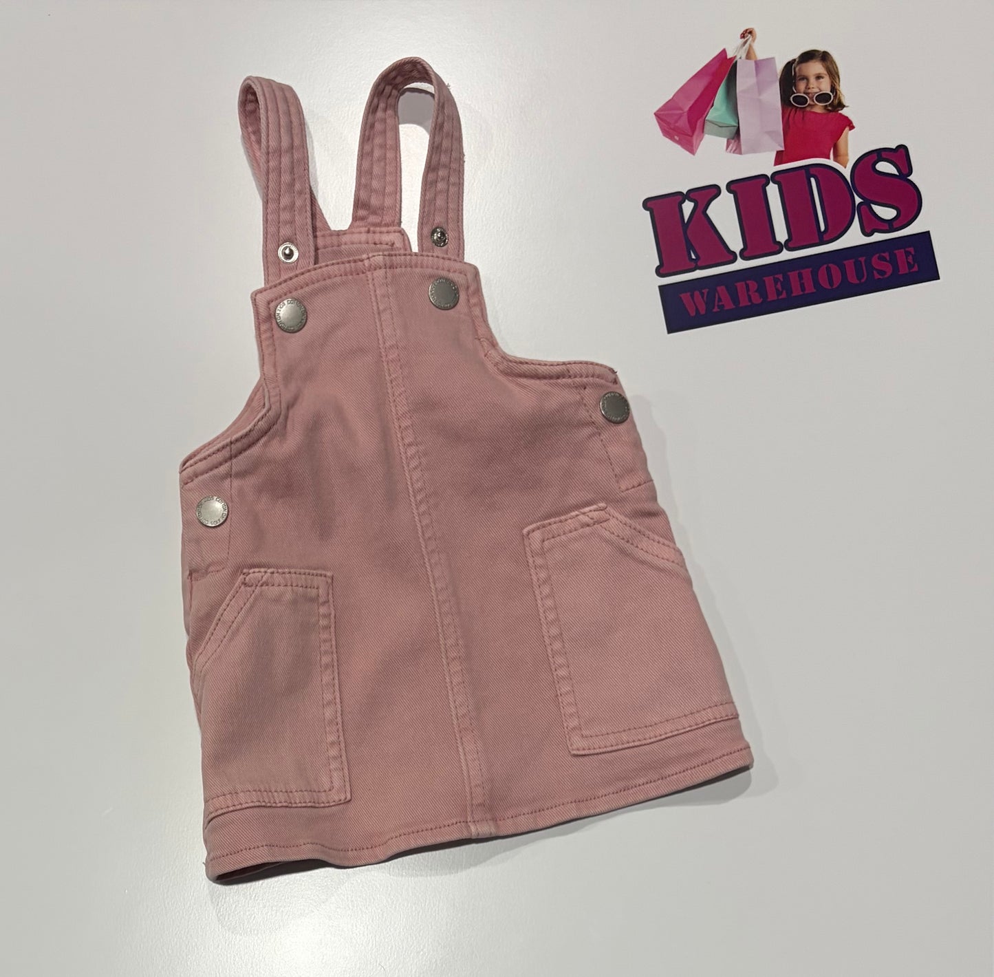 Cotton On Pink Denim Dress Size 000