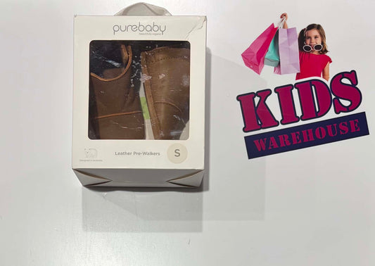 Not Used Purebaby Leather Pre-Walkers Size US2.5/UK2 (Baby)