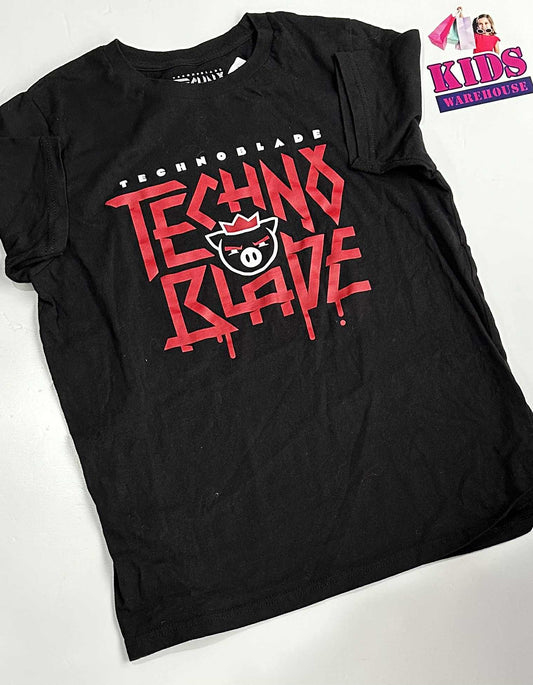 Technoblade Black Top Size 12