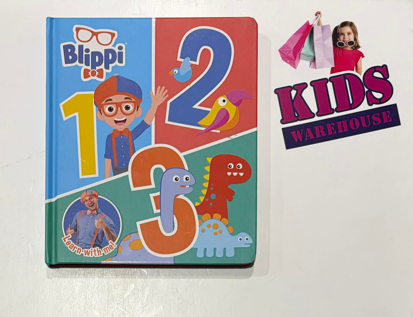Blippi 123 Learn With Me (Boardbook)