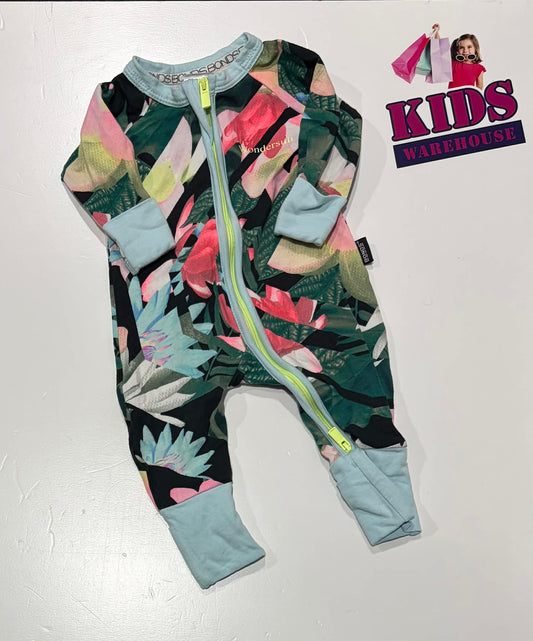 Bonds Blue & Green Wondersuit Size 0000
