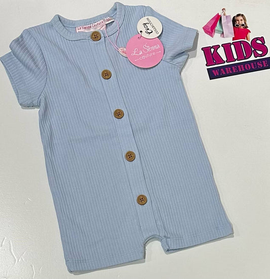 La Sienna Couture Blue Bodysuit Size 00