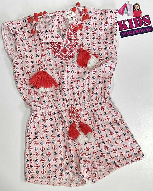 Seed Heritage Pink & Red Bodysuit Size 5
