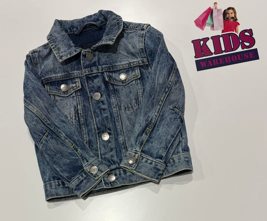 Next Washed Denim Jacket Size 3