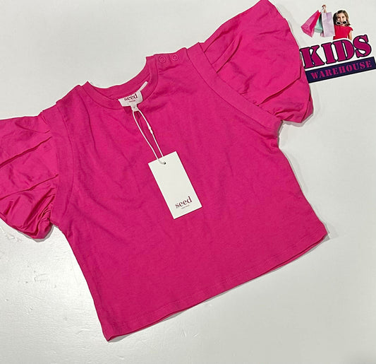 New Seed Heritage Pink Top Size 2 (RRP $24.95)