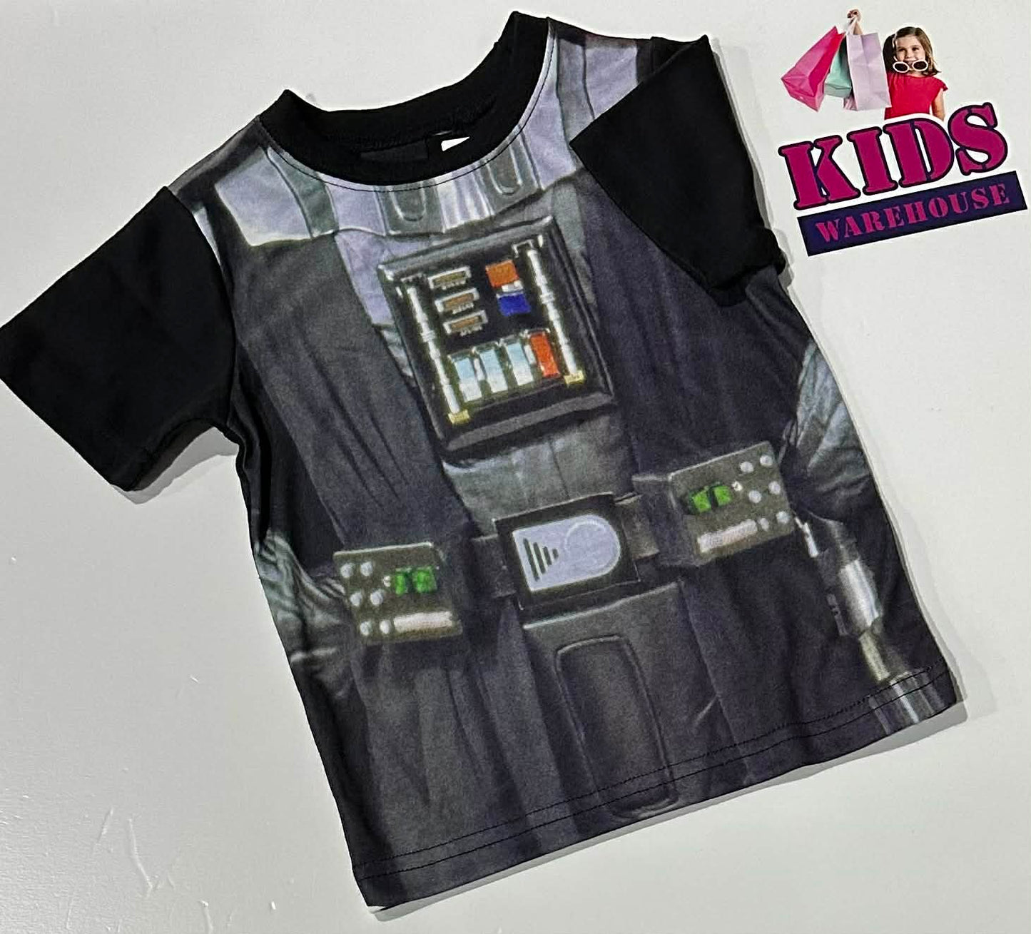 Star Wars Black Too With Darth Vader Print Size 2
