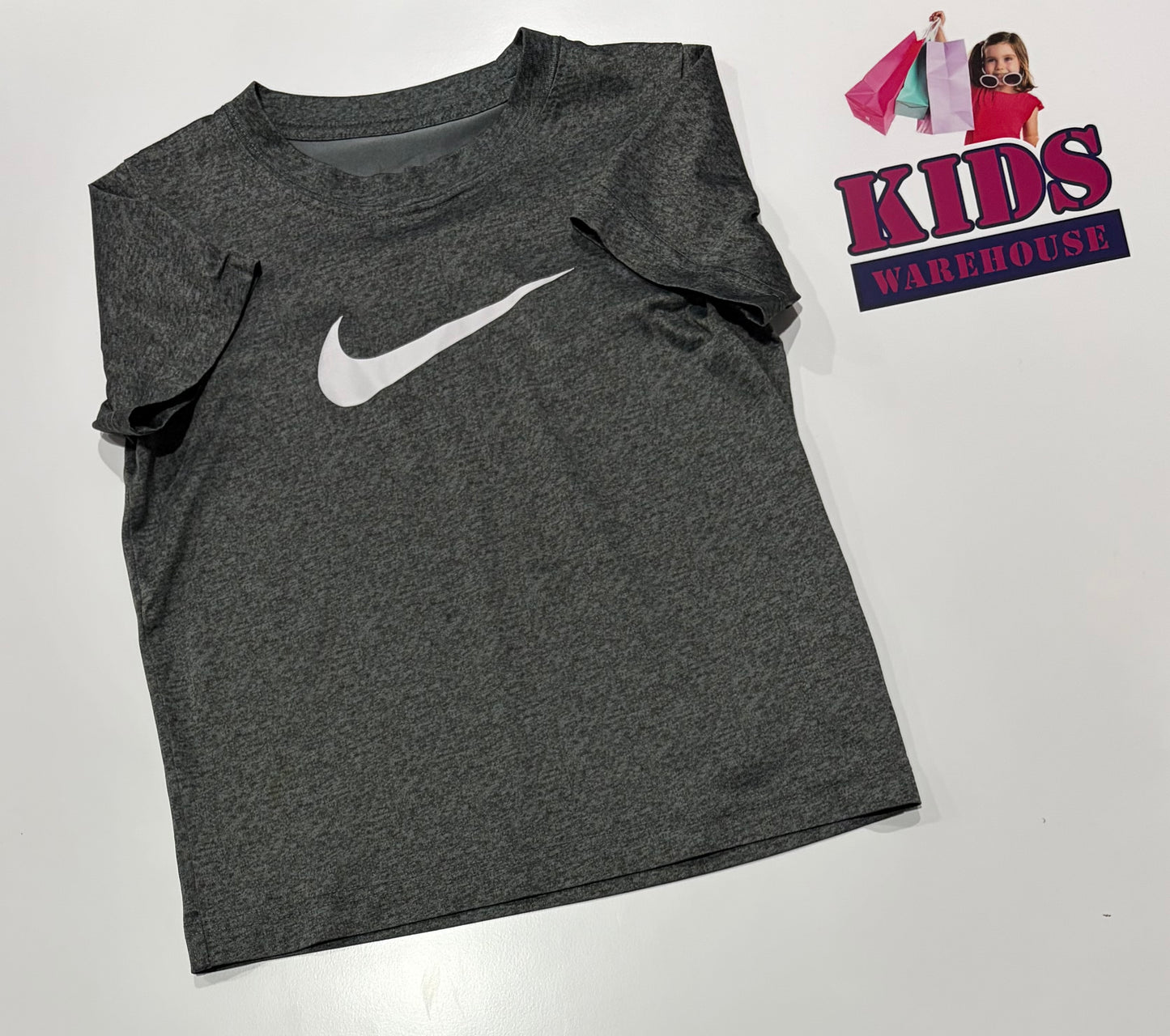 Nike Grey Sports Top Size 7