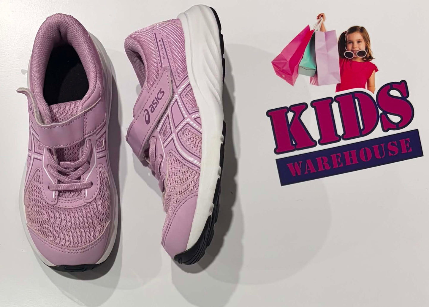 Asics Purple Runners Size US13/UK12 (Older Child)