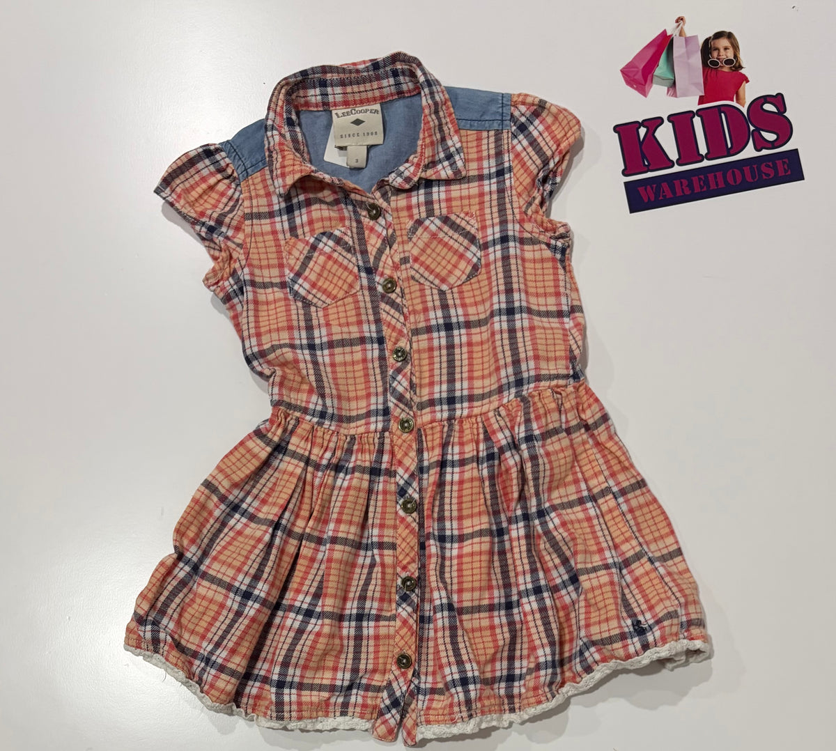 Lee Cooper Red, Blue Dress Size 3