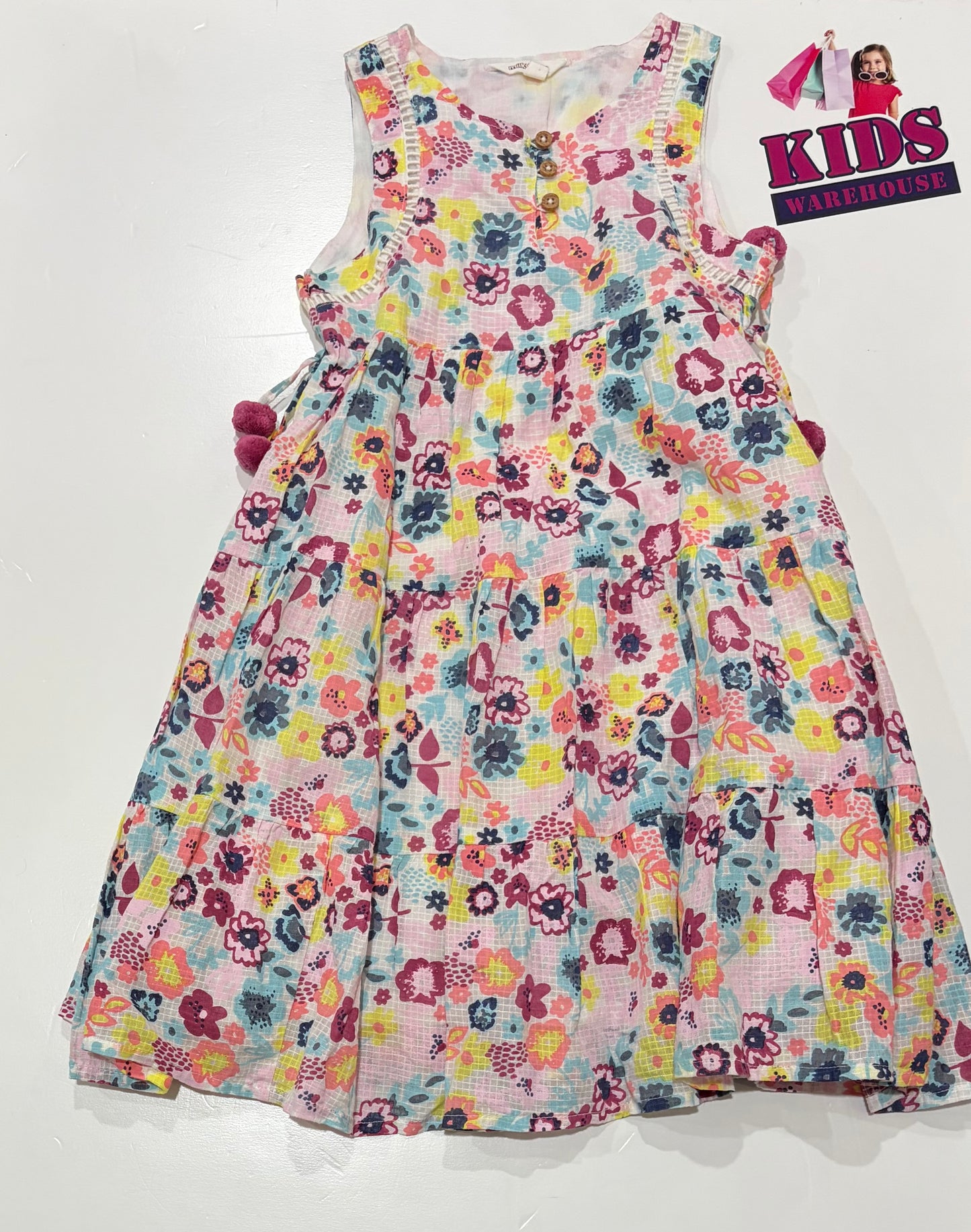 Milkshake Floral Print Dress Size 4