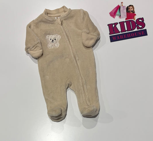 Baby Berry Cream, Dog Print Jumpsuit Size 00000