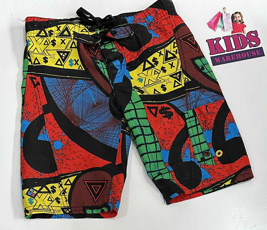 Cotton On Black & Red Swim Shorts Size 4
