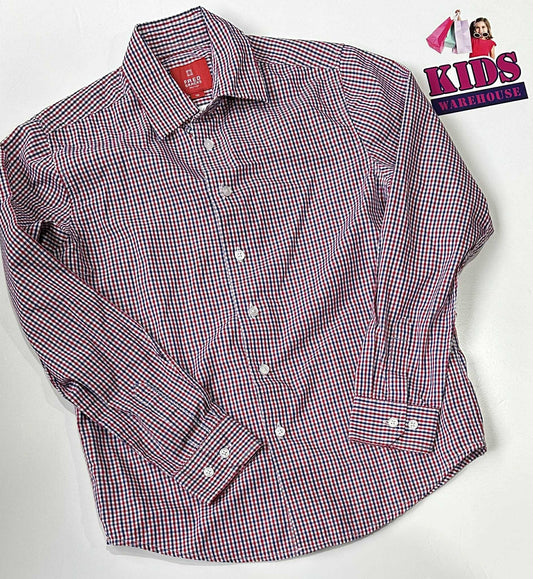 Free Bracks Red & Blue Long Sleeve Top Size 10
