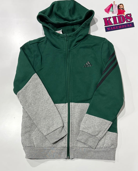 Adidas Green, Grey Jumper Size 16