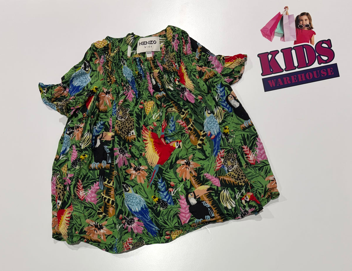 Keno Jungle & Birds Print Dress Size 0
