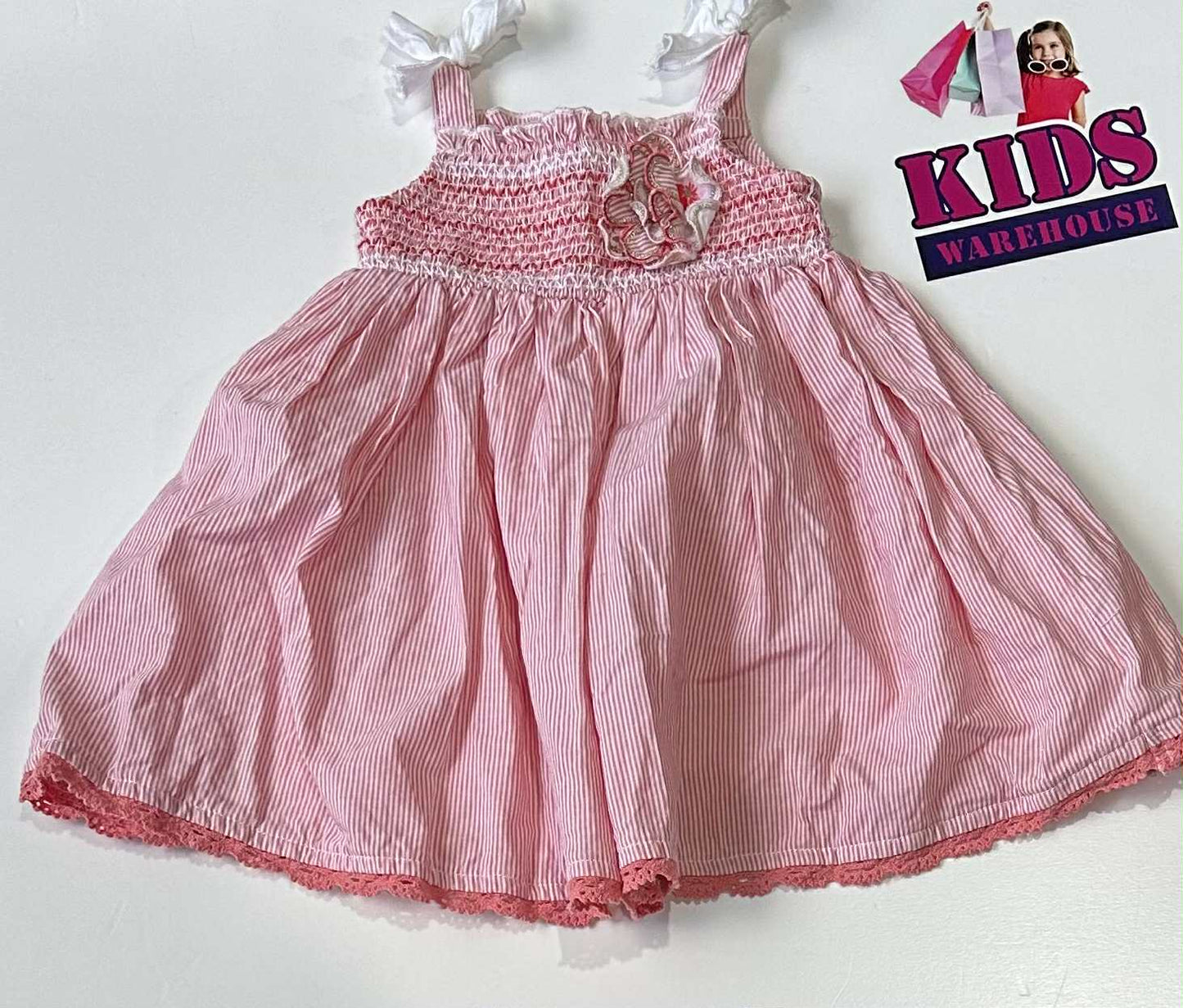 Candy Stripes Pink & White Dress Size 000
