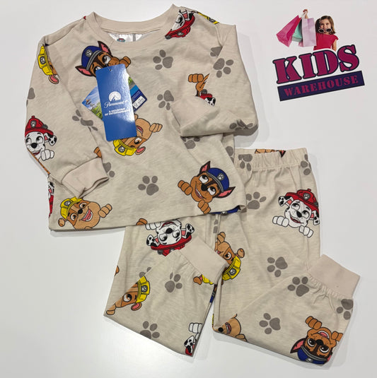Not Used Paw Patrol Grey, Character Print 2 Piece Pyjama Set Size 2