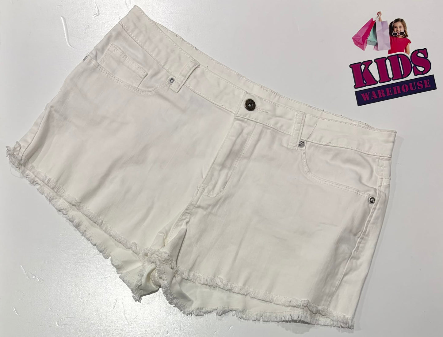 Seed Teen White Denim Shorts Size 16