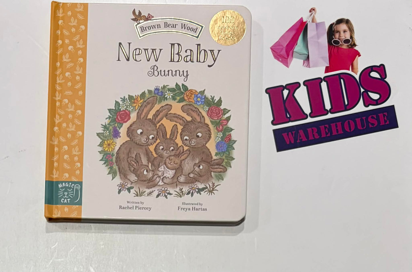 Brown Bear Wood New Baby Bunny (Boardbook) - Rachel Piercey, Freya Hartas