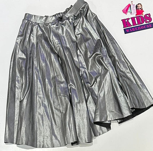 Zara Silver Long Skirt Size 7
