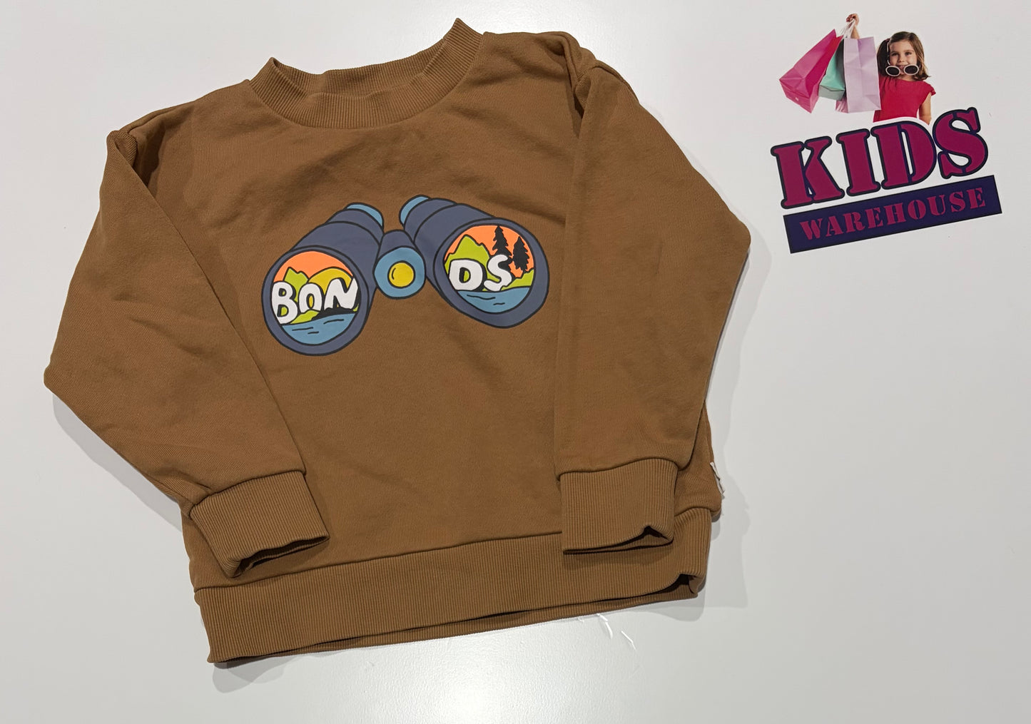 Bonds Brown Sweater Size 3