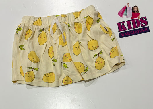 Bonds Yellow, Lemon Print Skirt Size 4
