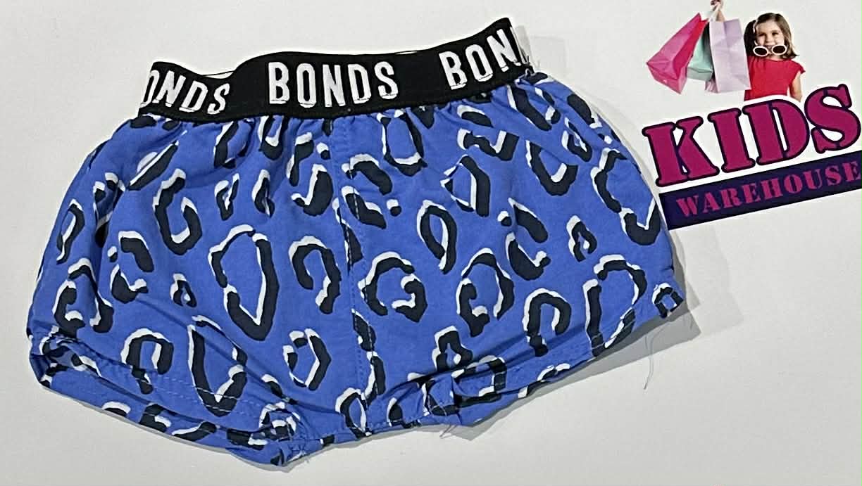 Bonds Blue & Black Shorts Size 0