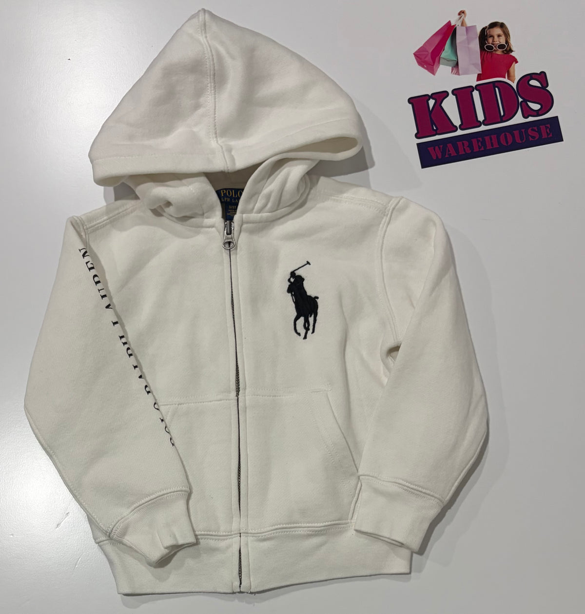 Ralph Lauren Polo White Jumper Size 3