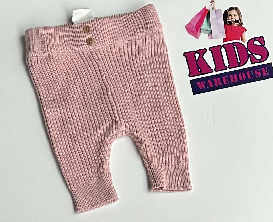 Cotton-On Baby Pink Knitted Pants Size 00000 (Prem)