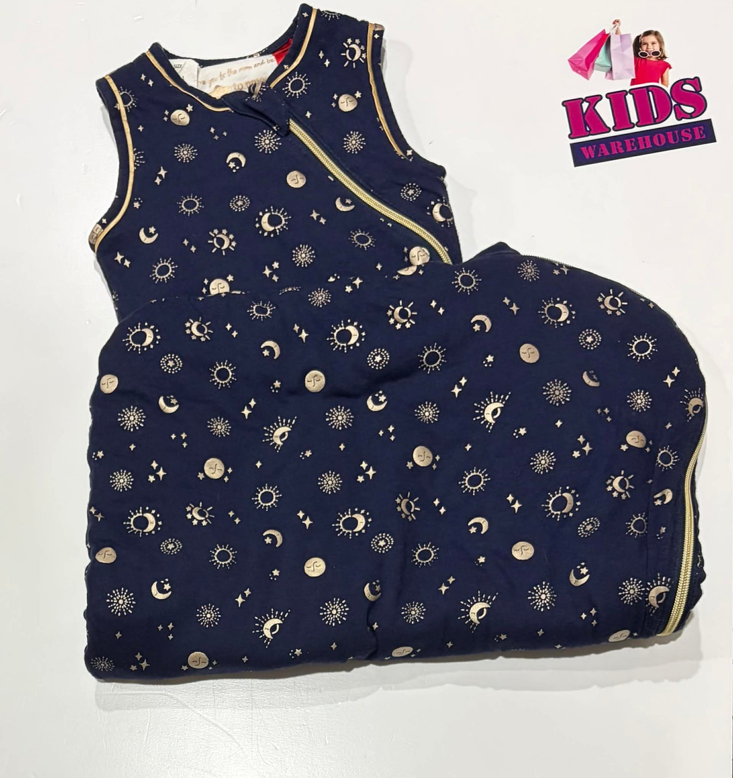 Tommee Tippee Blue Moon & Sun Print Size 00 (6-18 Months, 8-11kg) TOG 3.5