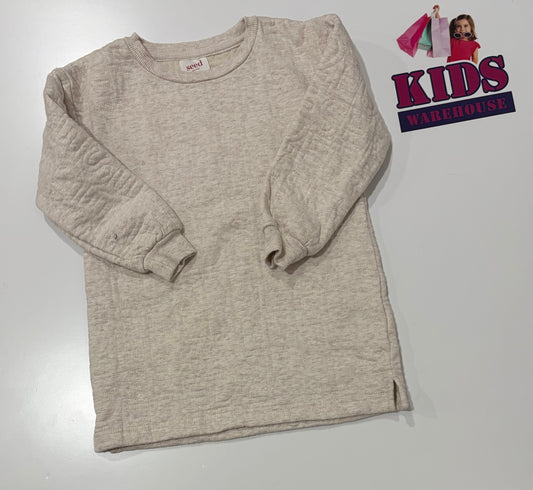 Seed Heritage White Thick Sweater Size 5