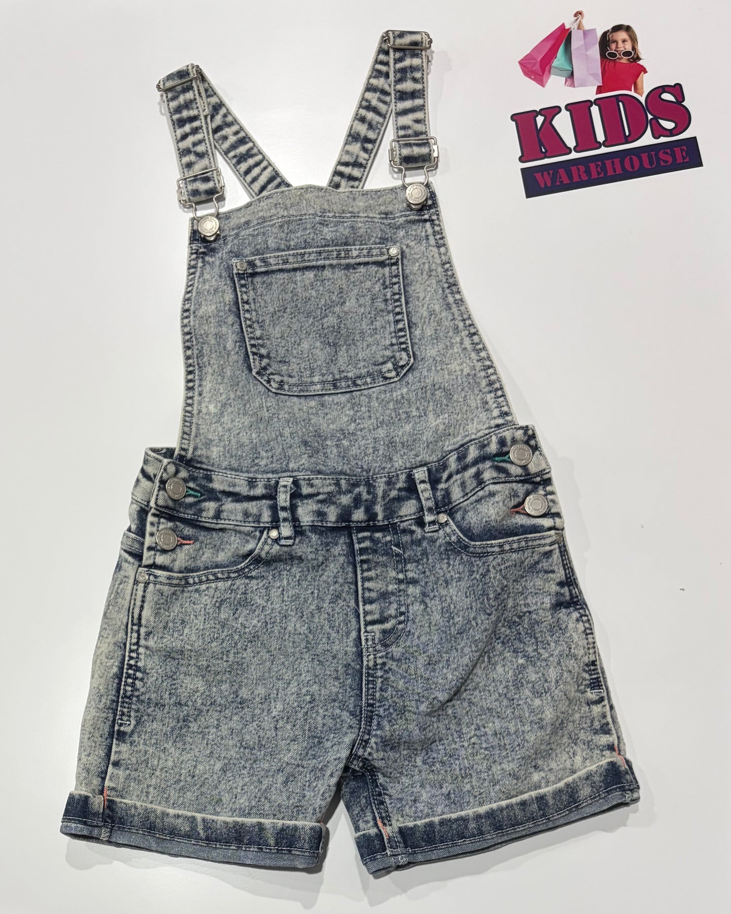 Emerson Denim Overalls Size 8