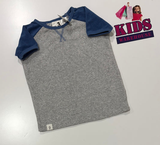 Not Used Cotton On Grey, Blue Top Size 3