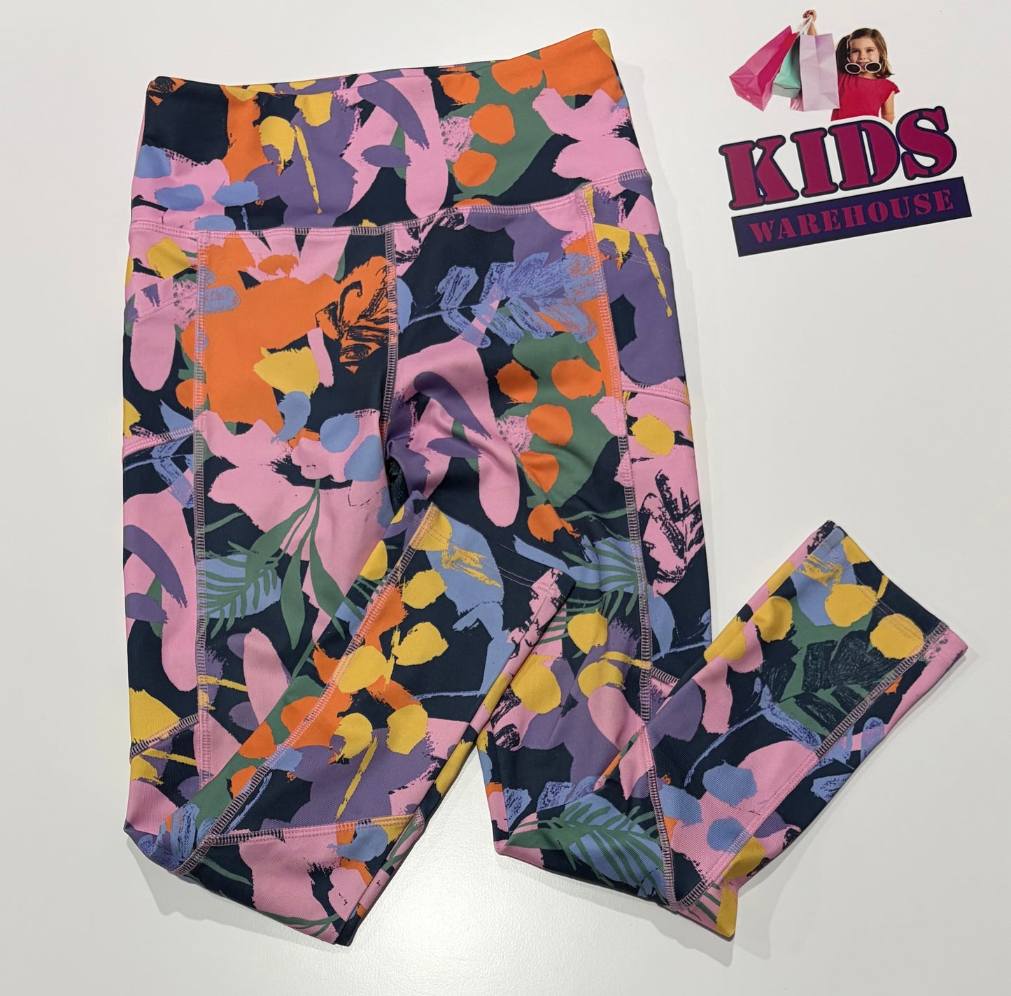 Next Black, Pink, Orange, Yellow Pants Size 9