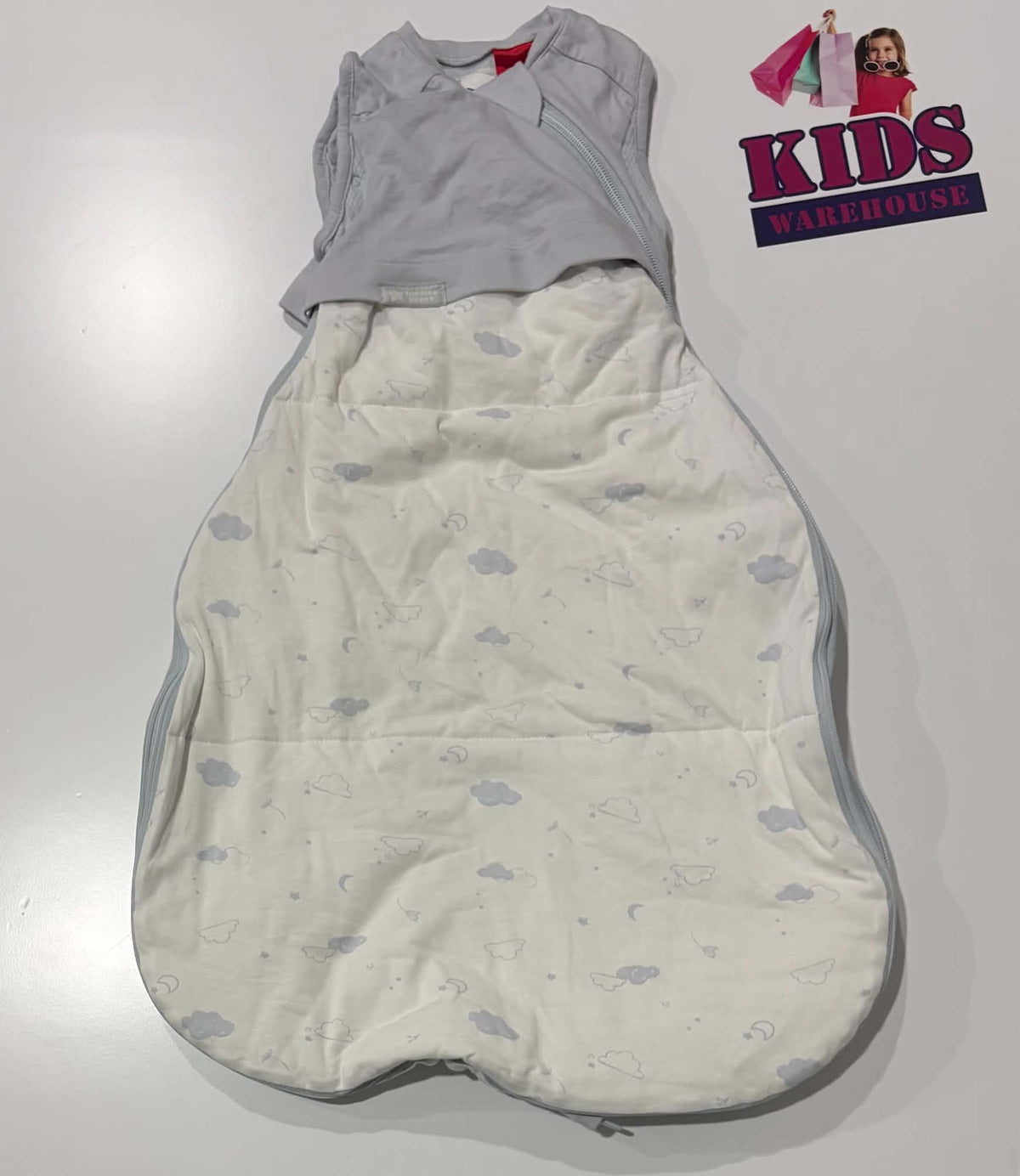 Tommee Tippee White, Blue Cloud Print Size 000-00 TOG 1/2.5