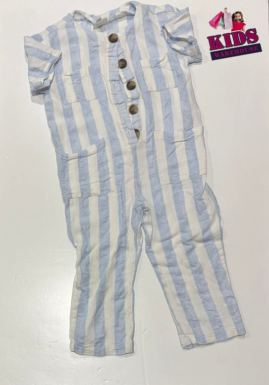 Seed Heritage Blue & White Jumpsuit Size 3