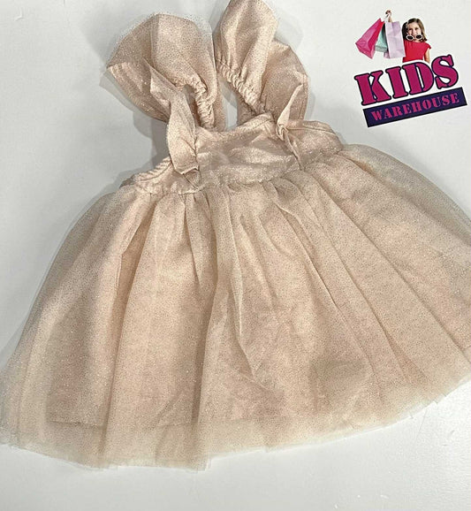 Cotton On Golden Sparkly Dress Size 00