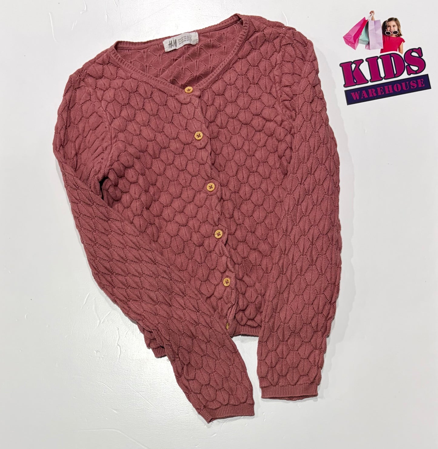 H&M Maroon Knit Top Size 7