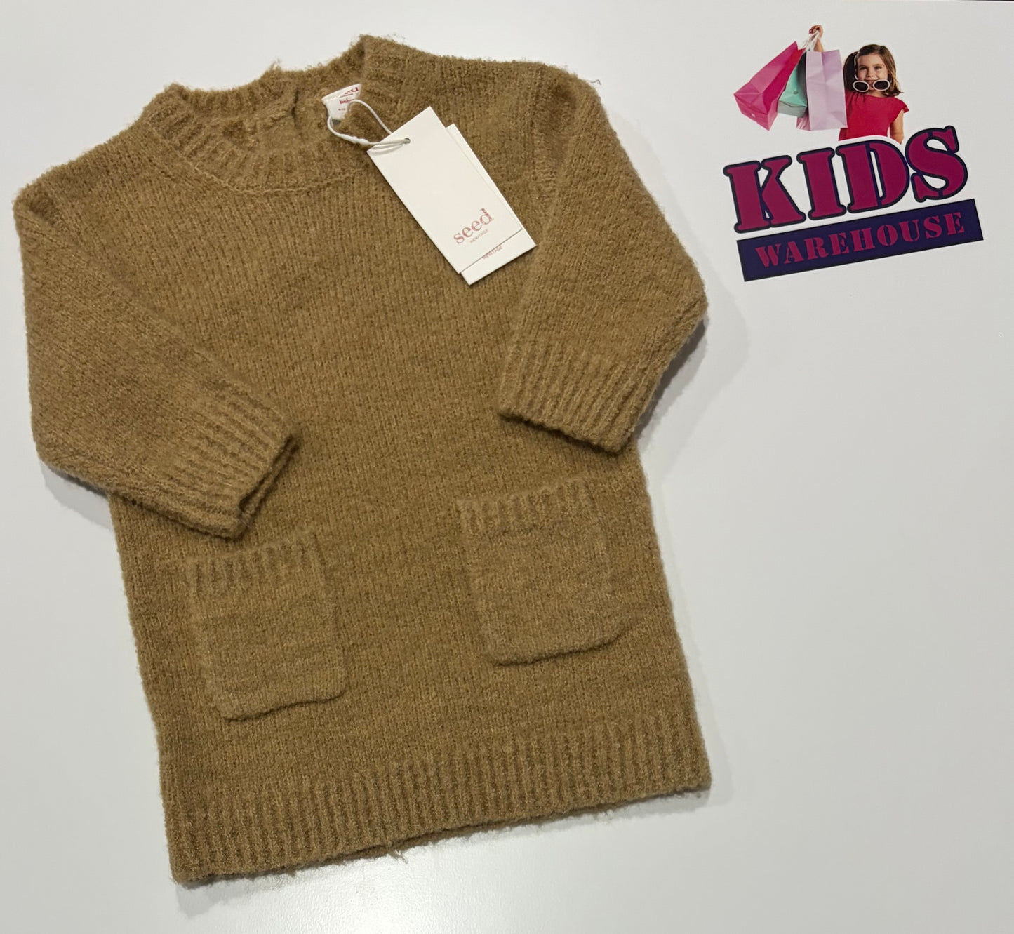 Seed Heritage Brown, Soft Sweater Size 0