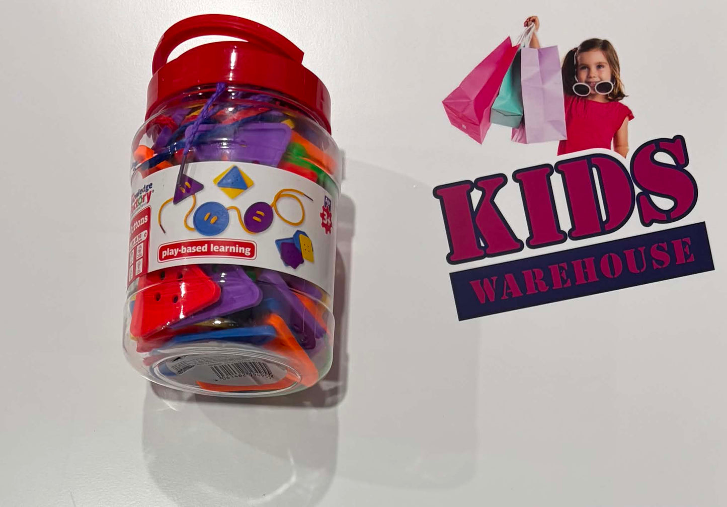 The Knowledge Factory Button And String Threading Toy