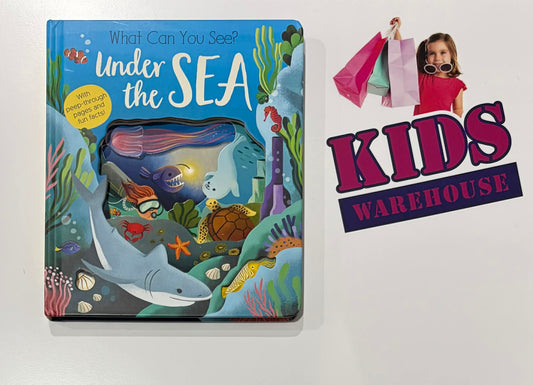 What Can You See Under The See? Peep-Through Page Book (Boardbook) - María Perera